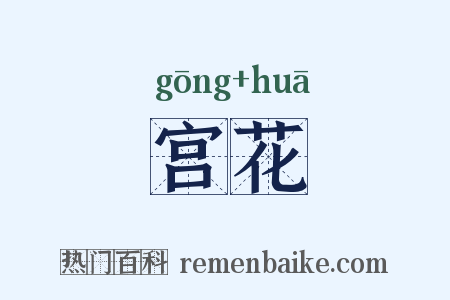 宫花是什么意思的图片